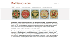 Desktop Screenshot of bottlecaps.com