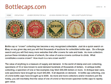 Tablet Screenshot of bottlecaps.com